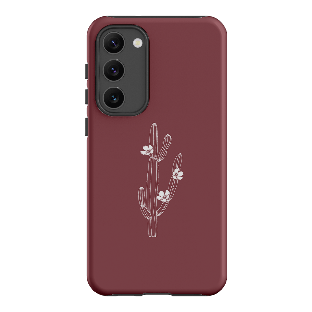 Cactus Flower Printed Phone Cases Samsung Galaxy S23 Plus / Armoured by Typoflora - The Dairy