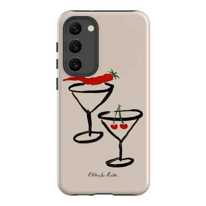 Chili Cherry Printed Phone Cases Samsung Galaxy S23 Plus / Armoured by Phthalo Ruth - The Dairy
