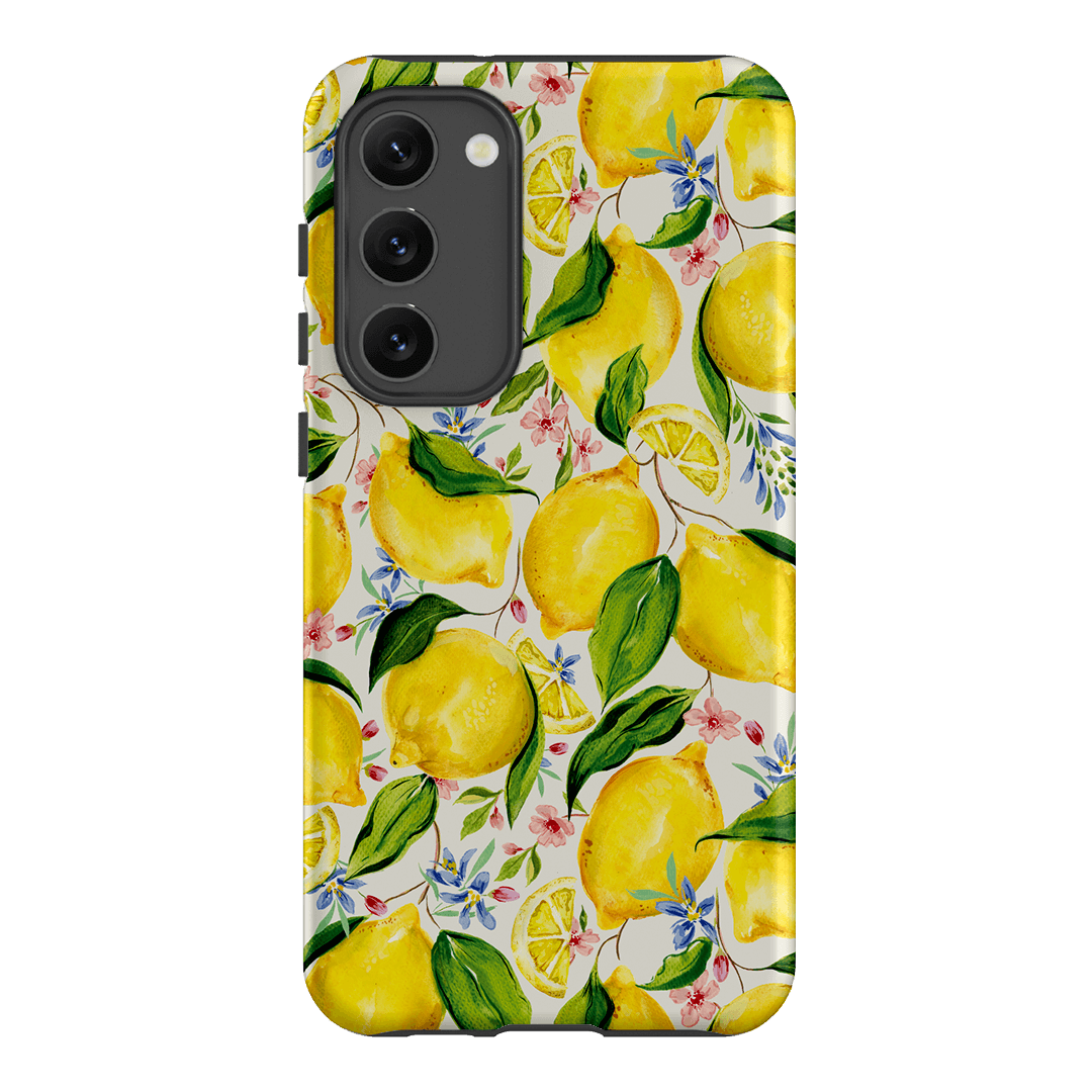 Citrus Lemon Printed Phone Cases Samsung Galaxy S23 Plus / Armoured by Ellie Mae - The Dairy