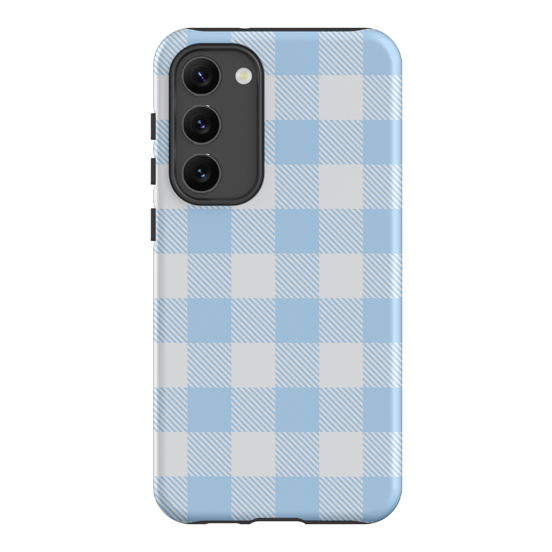 Cloud Plaid Printed Phone Cases Samsung Galaxy S23 Plus / Armoured by The Dairy - The Dairy