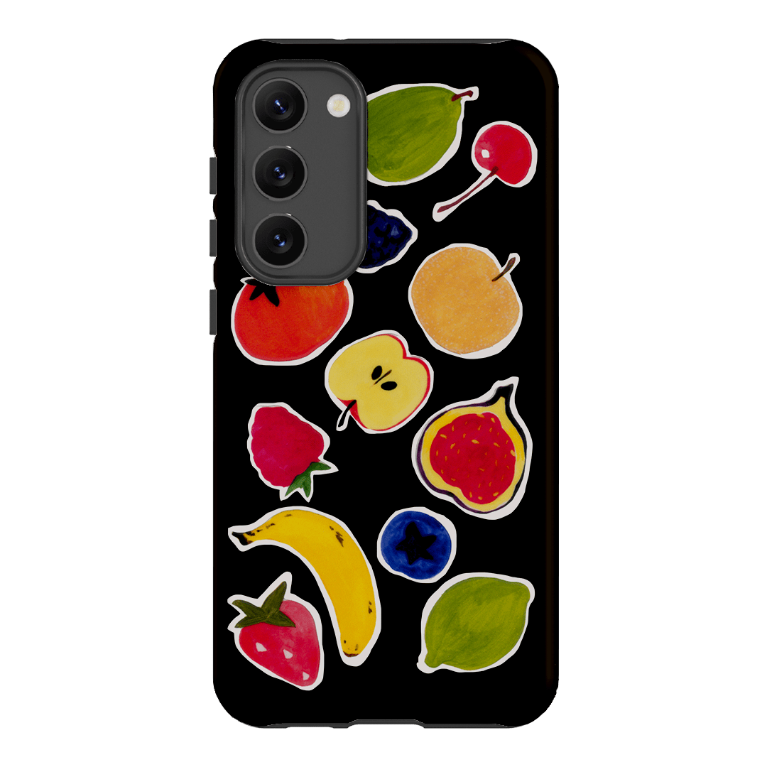 Fruit Stickers Printed Phone Cases Samsung Galaxy S23 Plus / Armoured by Studio Bon - The Dairy