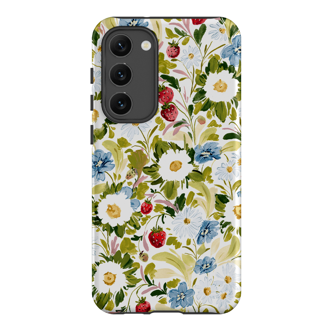 Garden Strawberries Printed Phone Cases Samsung Galaxy S23 Plus / Armoured by Ellie Mae - The Dairy