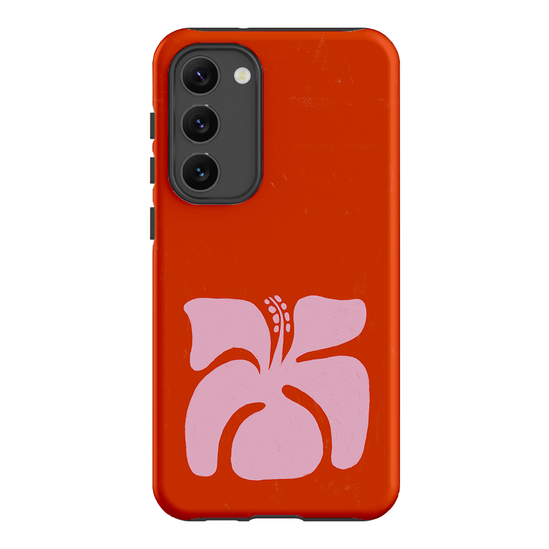 Hibiscus Crush Printed Phone Cases Samsung Galaxy S23 Plus / Armoured by Marie Fauritte - The Dairy