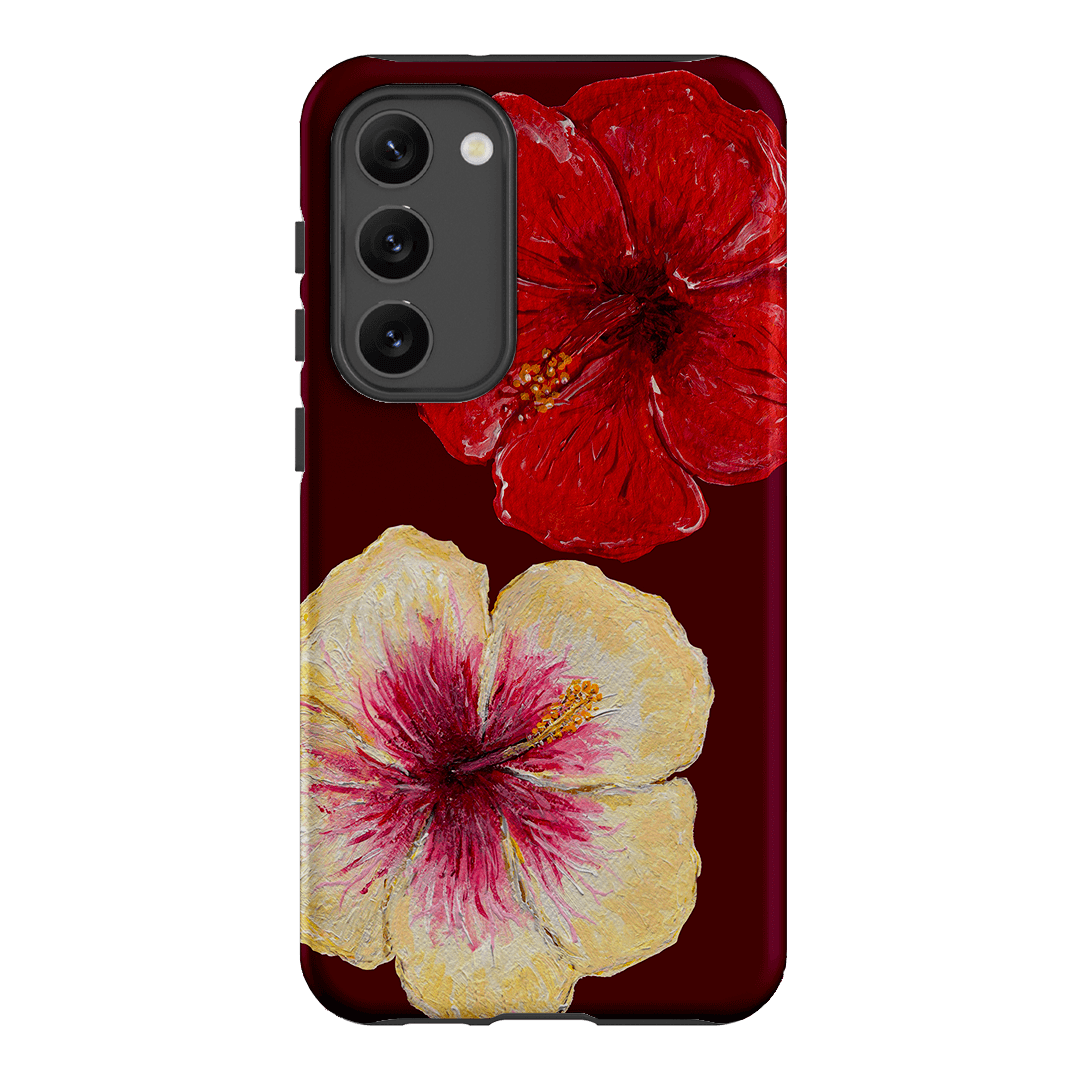 Hibiscus Flower Printed Phone Cases Samsung Galaxy S23 Plus / Armoured by BG. Studio - The Dairy