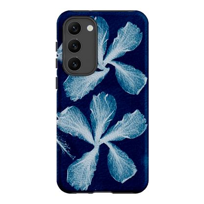 Hibiscus Cyanotype Printed Phone Cases Samsung Galaxy S23 Plus / Armoured by Sally Hungerford - The Dairy