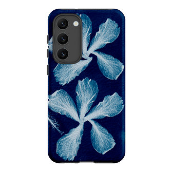 Hibiscus Cyanotype Printed Phone Cases Samsung Galaxy S23 Plus / Armoured by Sally Hungerford - The Dairy