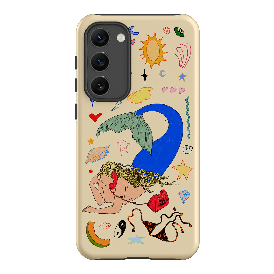 Mermaid Salad Cream Printed Phone Cases Samsung Galaxy S23 Plus / Armoured by Easty Beasty - The Dairy