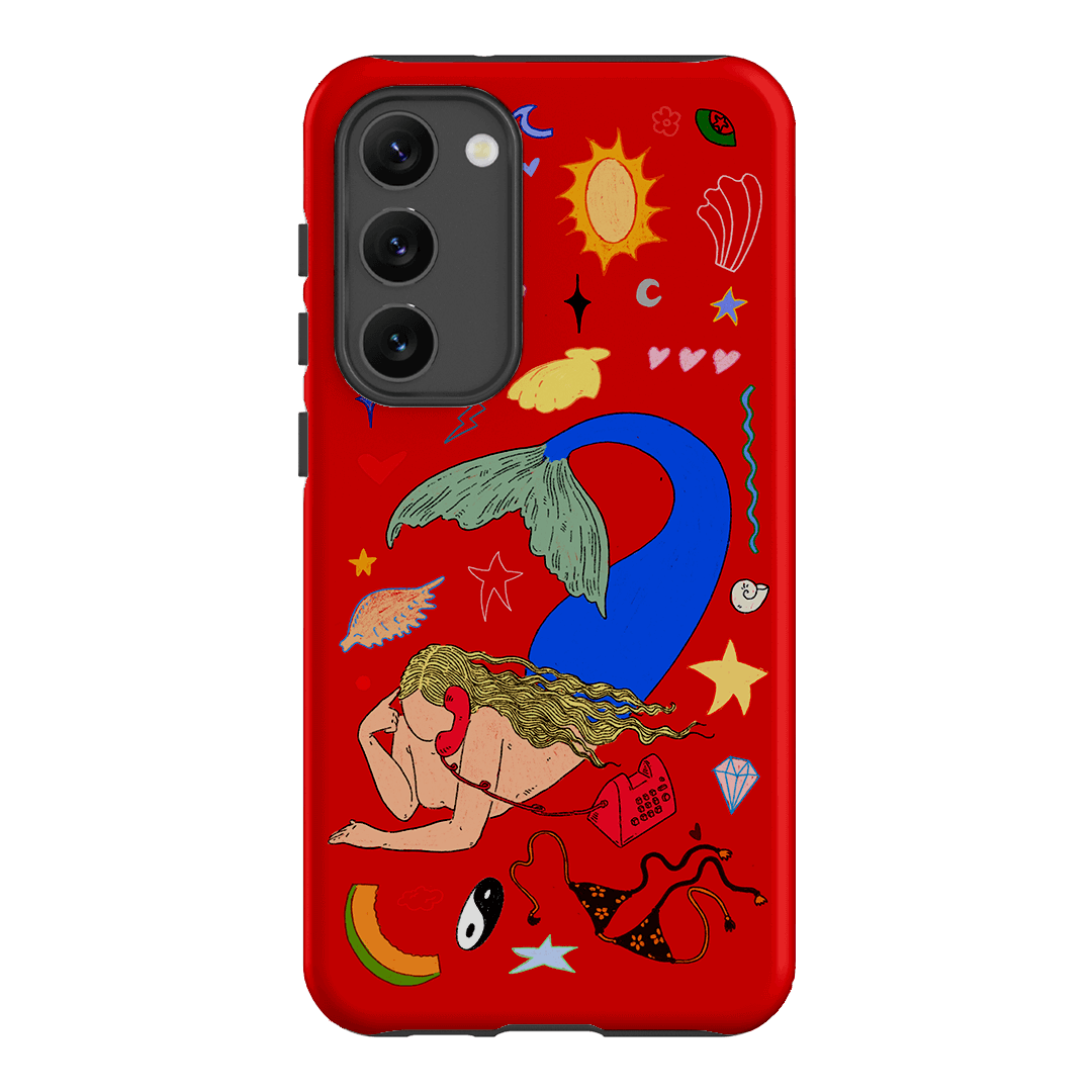 Mermaid Salad Scarlet Printed Phone Cases Samsung Galaxy S23 Plus / Armoured by Easty Beasty - The Dairy