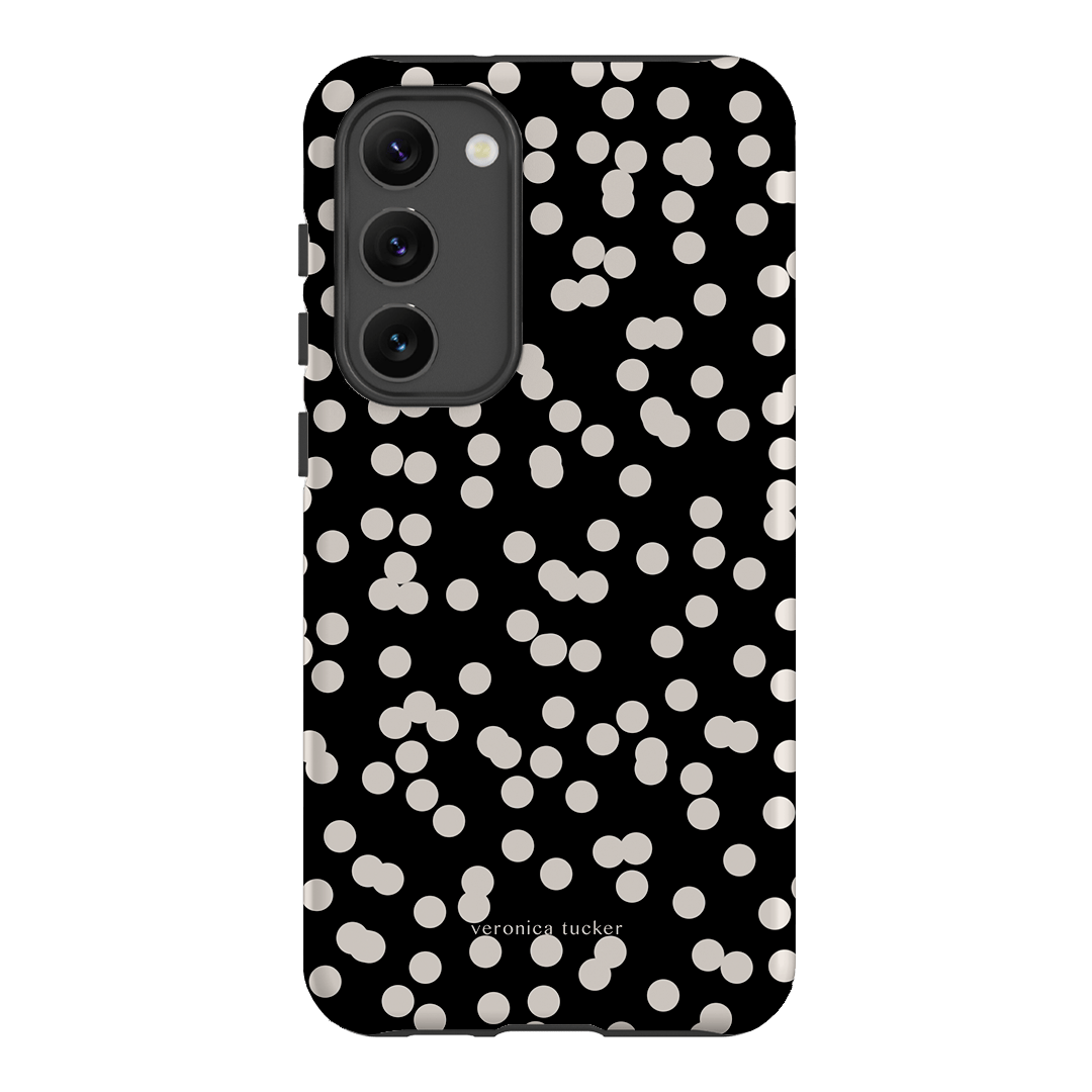 Mini Confetti Noir Printed Phone Cases Samsung Galaxy S23 Plus / Armoured by Veronica Tucker - The Dairy