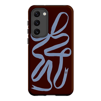 Mocha Ribbon Printed Phone Cases Samsung Galaxy S23 Plus / Armoured by Jasmine Dowling - The Dairy