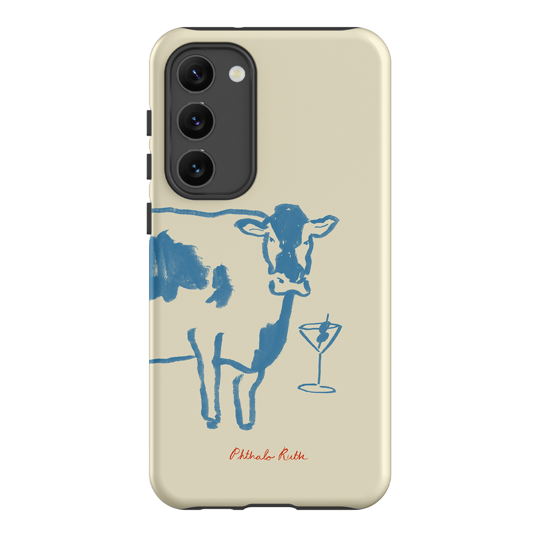 Mootini Blue Printed Phone Cases by Phthalo Ruth - The Dairy