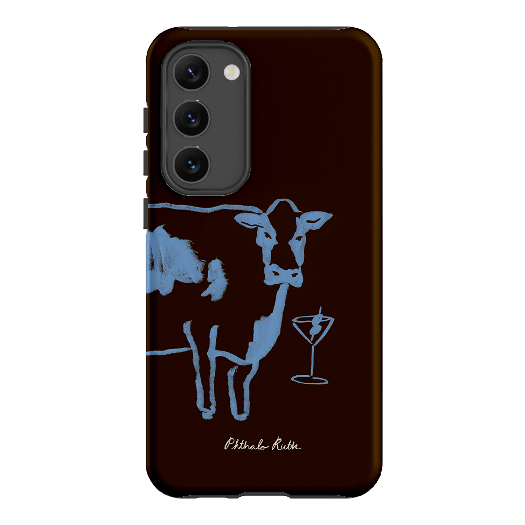 Mootini Espresso Printed Phone Cases Samsung Galaxy S23 Plus / Armoured by Phthalo Ruth - The Dairy
