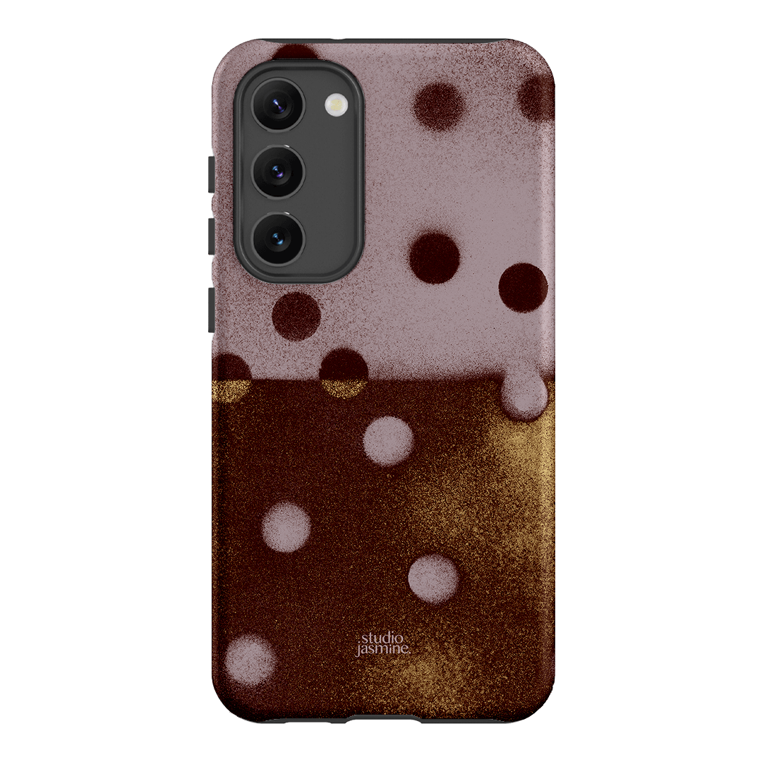 Rust Polka Dot Printed Phone Cases Samsung Galaxy S23 Plus / Armoured by Jasmine Dowling - The Dairy