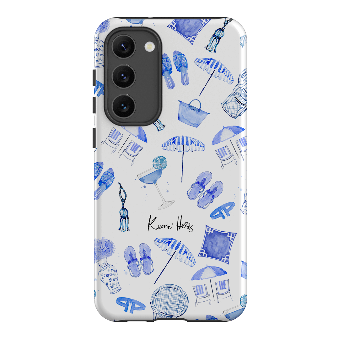 Santorini Printed Phone Cases Samsung Galaxy S23 Plus / Armoured by Kerrie Hess - The Dairy