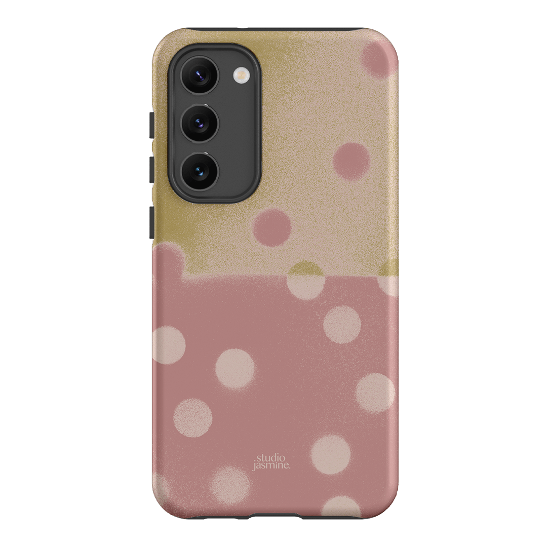 Strawberry Polka Dot Printed Phone Cases Samsung Galaxy S23 Plus / Armoured by Jasmine Dowling - The Dairy