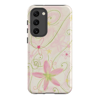 Swirl Pink Printed Phone Cases Samsung Galaxy S23 Plus / Armoured by Kayla Carr - The Dairy