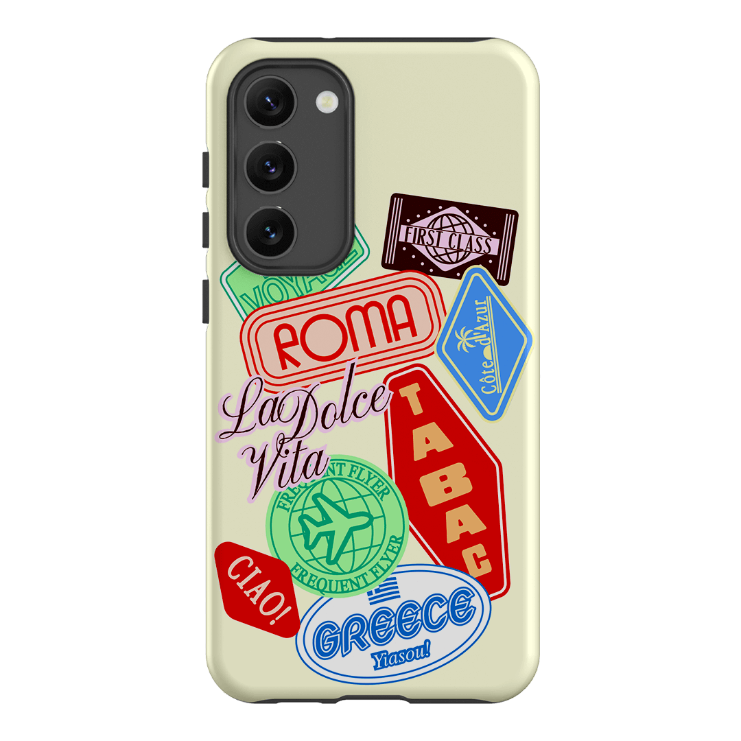Well Travelled Printed Phone Cases Samsung Galaxy S23 Plus / Armoured by The Dairy - The Dairy