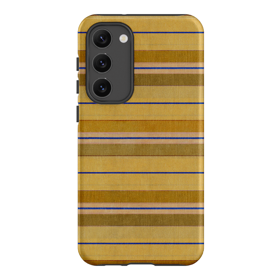 Golden Stripe Printed Phone Cases Samsung Galaxy S23 Plus / Armoured by Fenton & Fenton - The Dairy