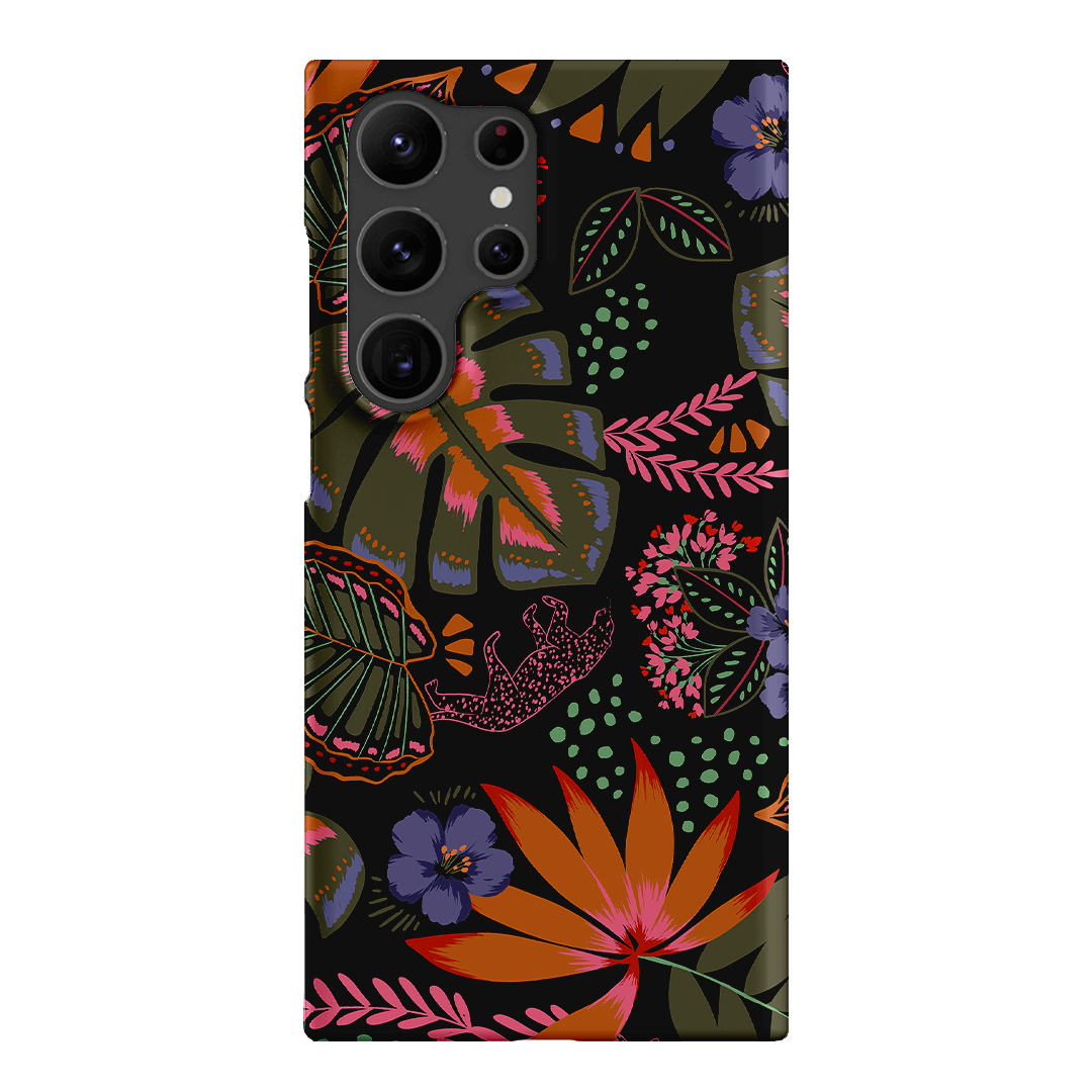 Jungle Leopard Printed Phone Cases Samsung Galaxy S23 Ultra / Snap by Charlie Taylor - The Dairy