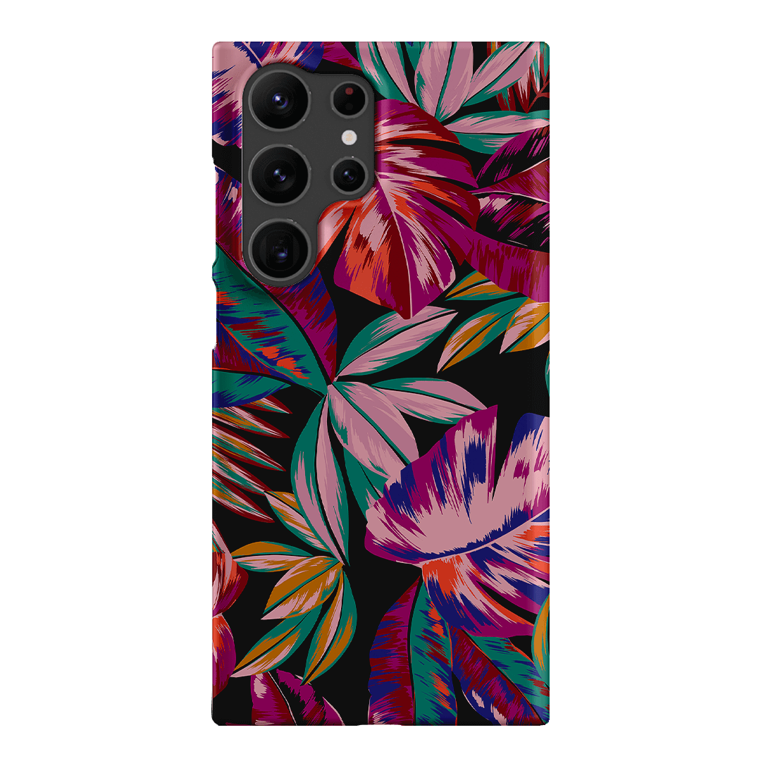 Midnight Palm Printed Phone Cases Samsung Galaxy S23 Ultra / Snap by Charlie Taylor - The Dairy