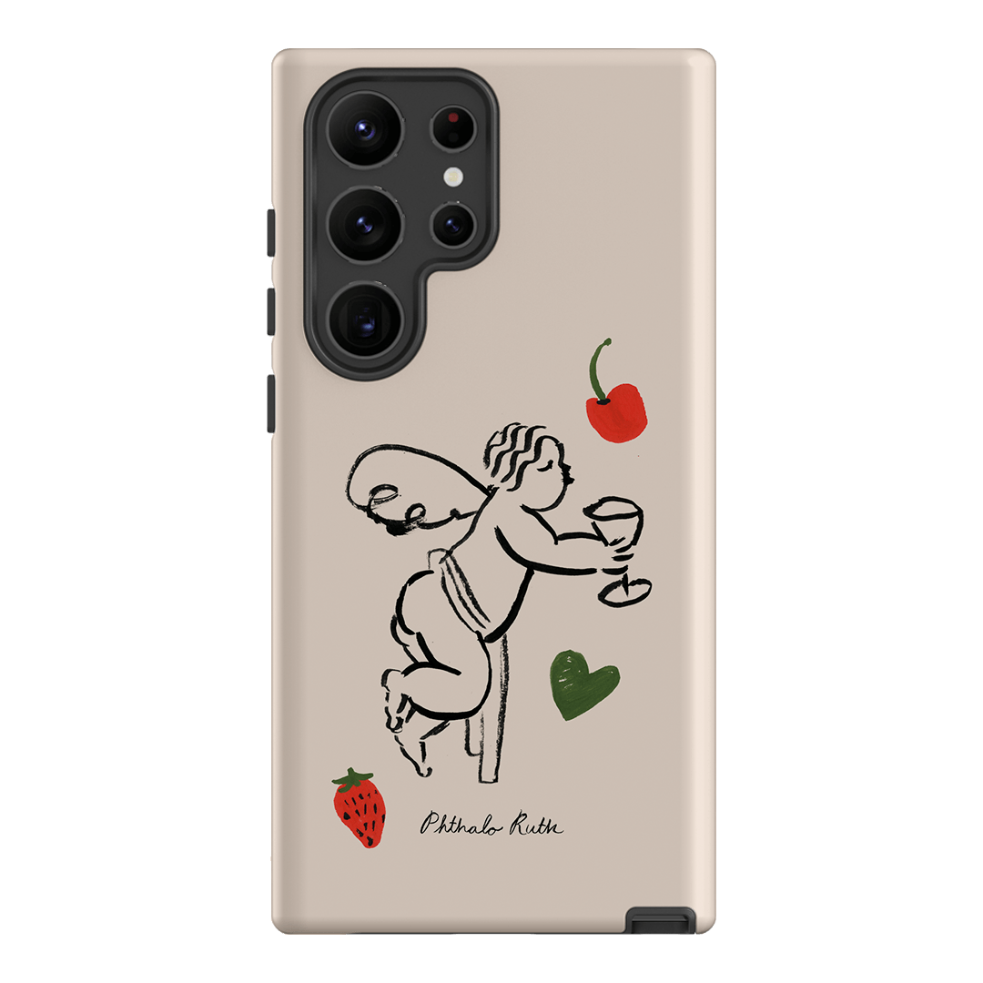 Cherub Printed Phone Cases Samsung Galaxy S23 Ultra / Armoured by Phthalo Ruth - The Dairy