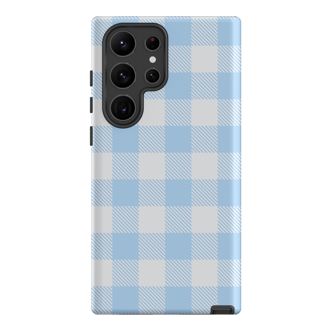 Cloud Plaid Printed Phone Cases Samsung Galaxy S23 Ultra / Armoured by The Dairy - The Dairy