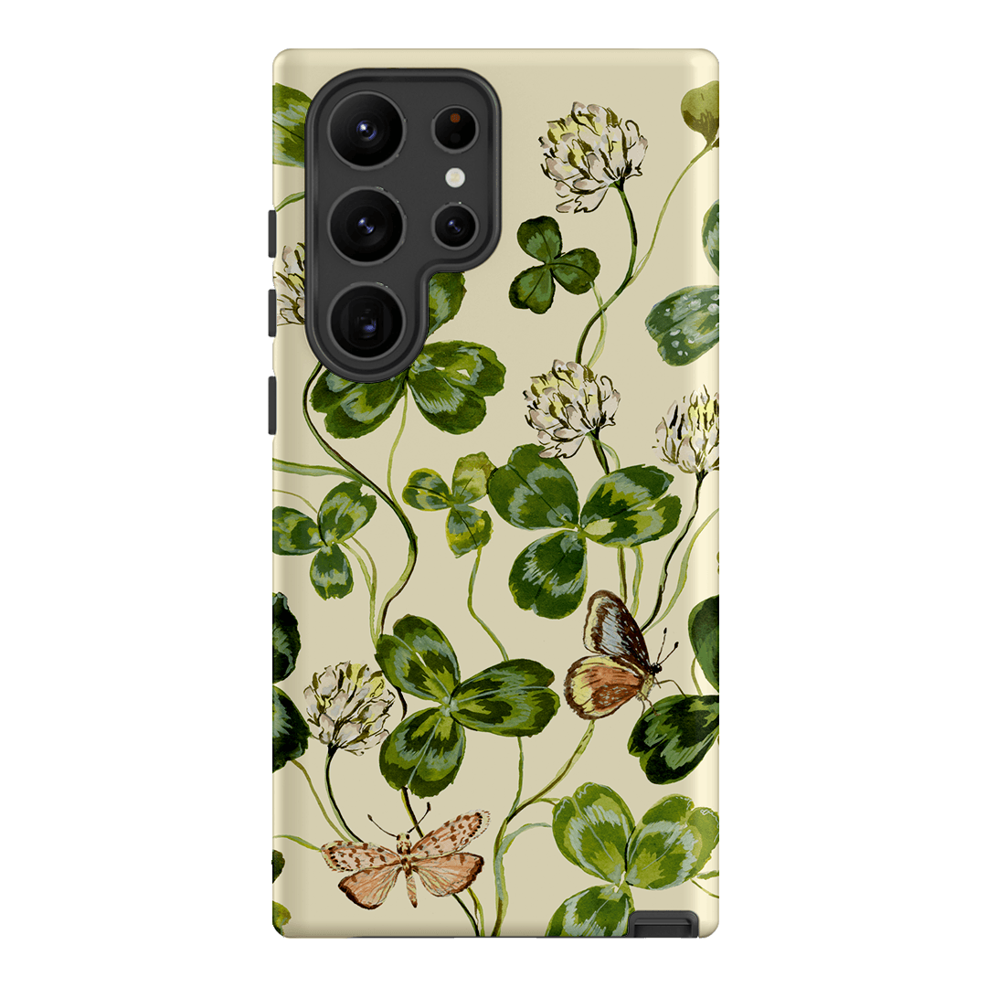 Clover & Butterflies Printed Phone Cases Samsung Galaxy S23 Ultra / Armoured by Ellie Mae - The Dairy