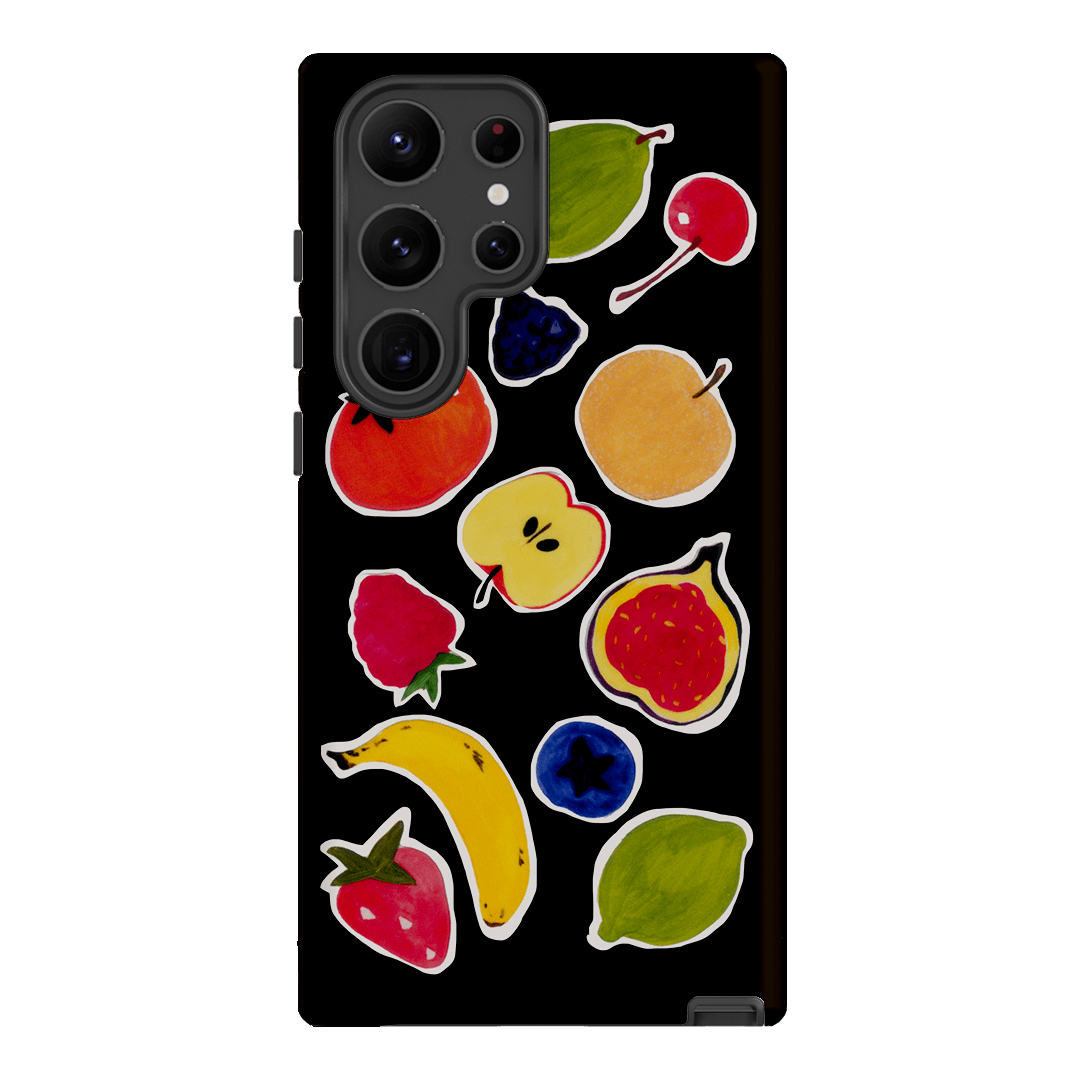 Fruit Stickers Printed Phone Cases Samsung Galaxy S23 Ultra / Armoured by Studio Bon - The Dairy