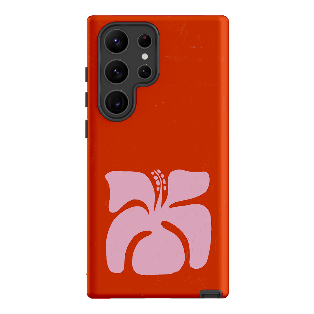 Hibiscus Crush Printed Phone Cases Samsung Galaxy S23 Ultra / Armoured by Marie Fauritte - The Dairy