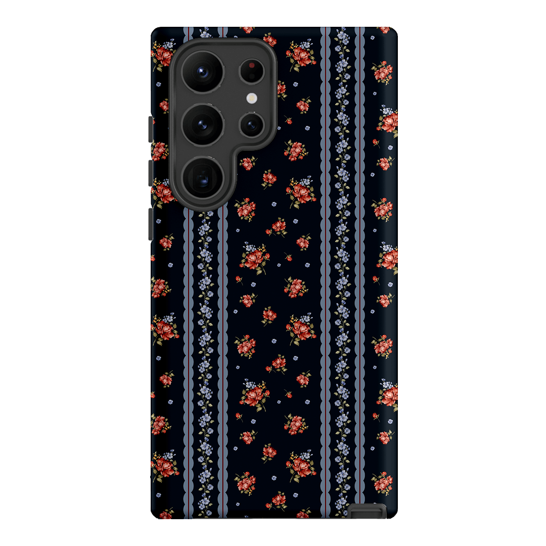 Midnight Stripe Printed Phone Cases Samsung Galaxy S23 Ultra / Armoured by Kasiags Art - The Dairy