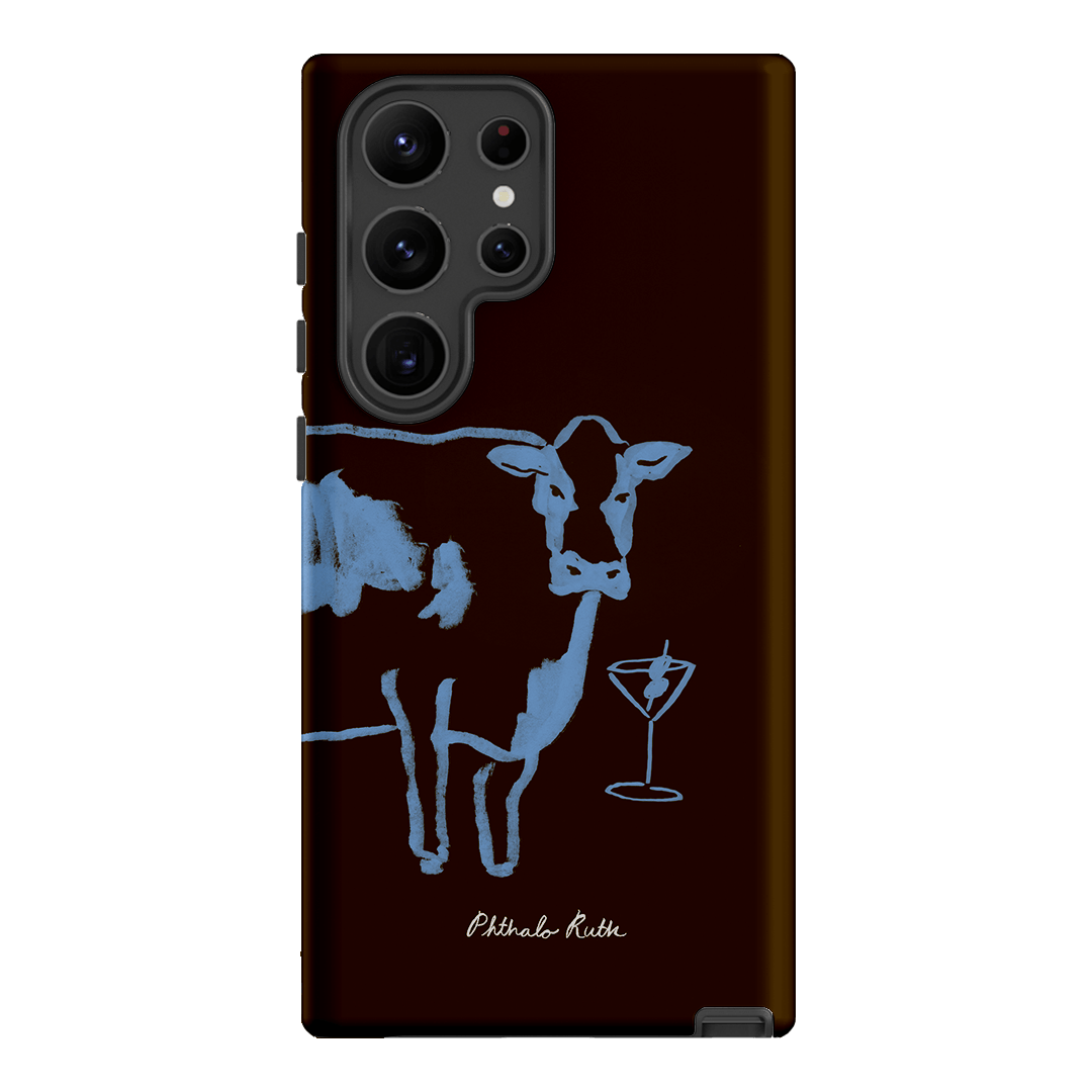 Mootini Espresso Printed Phone Cases Samsung Galaxy S23 Ultra / Armoured by Phthalo Ruth - The Dairy
