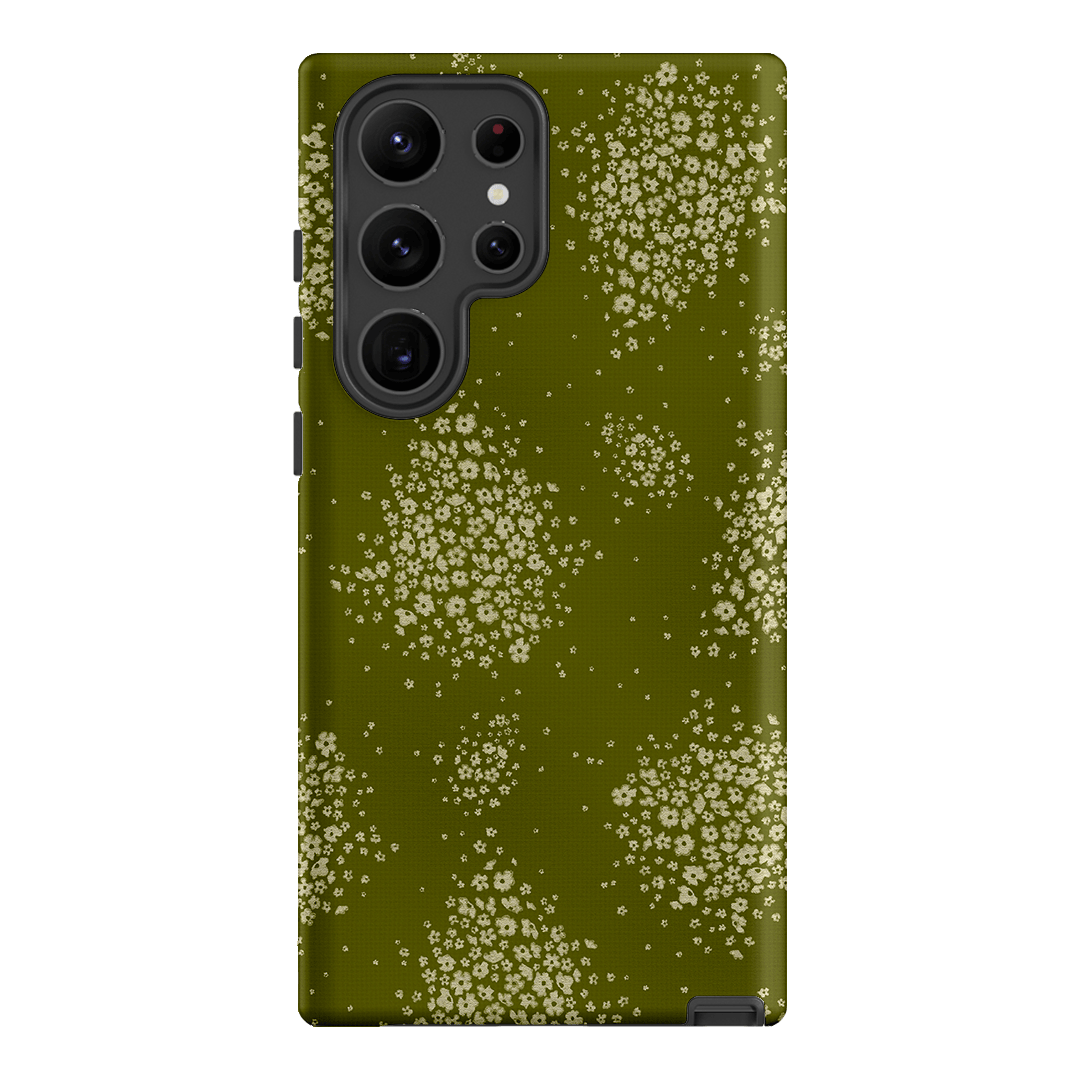 Olive Bloom Printed Phone Cases Samsung Galaxy S23 Ultra / Armoured by Veronica Tucker - The Dairy
