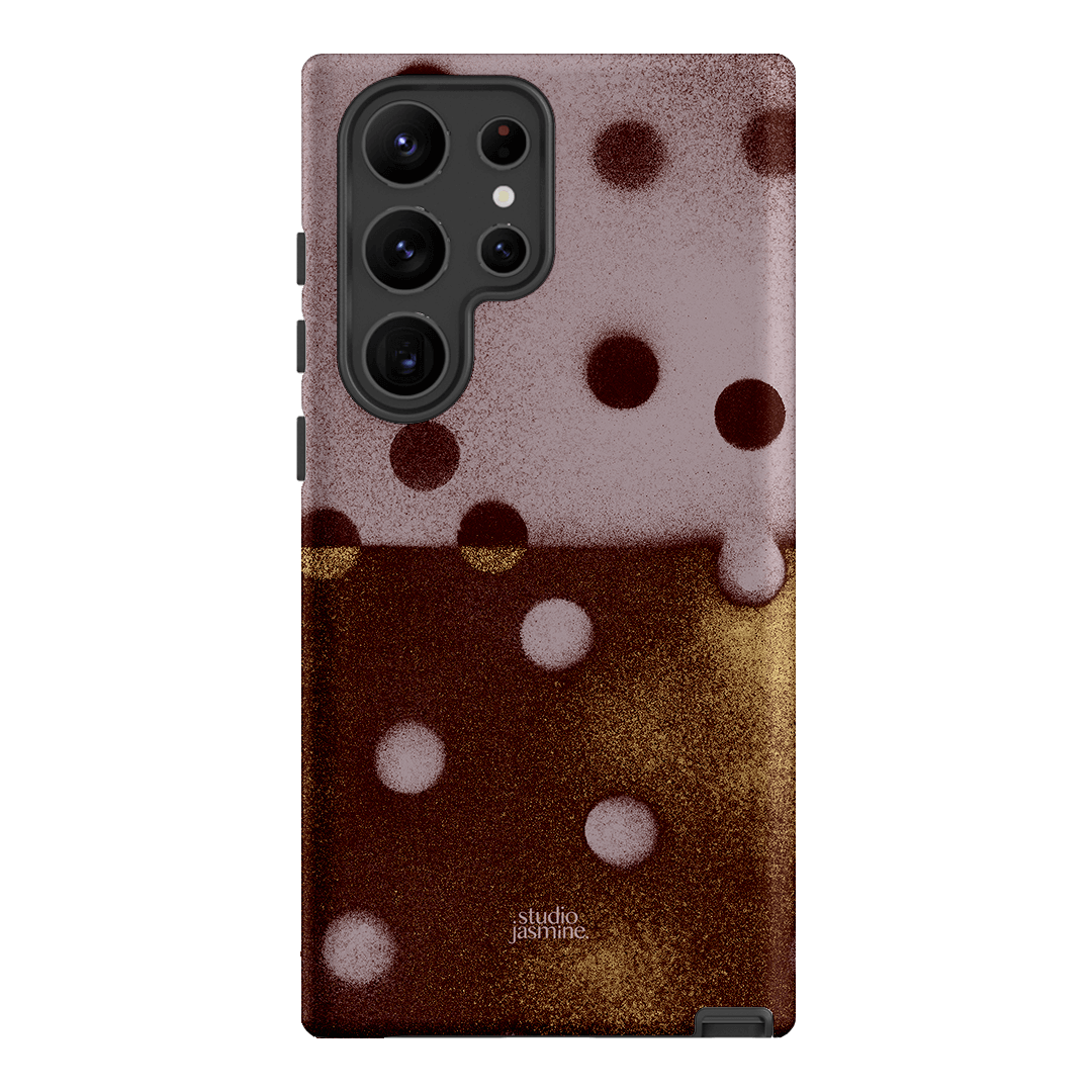 Rust Polka Dot Printed Phone Cases Samsung Galaxy S23 Ultra / Armoured by Jasmine Dowling - The Dairy