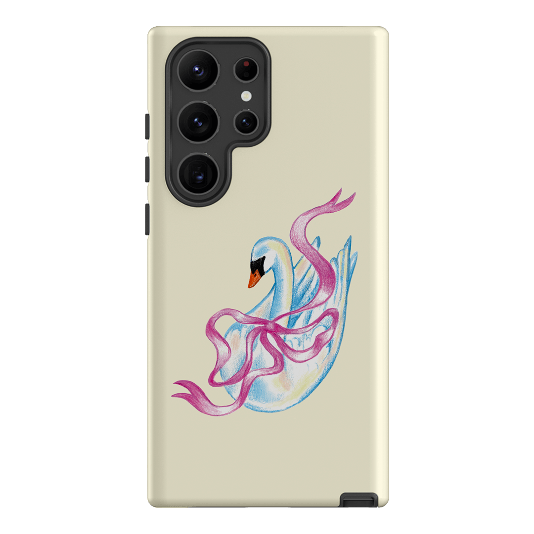Satin Swan Printed Phone Cases Samsung Galaxy S23 Ultra / Armoured by Femke Studio - The Dairy