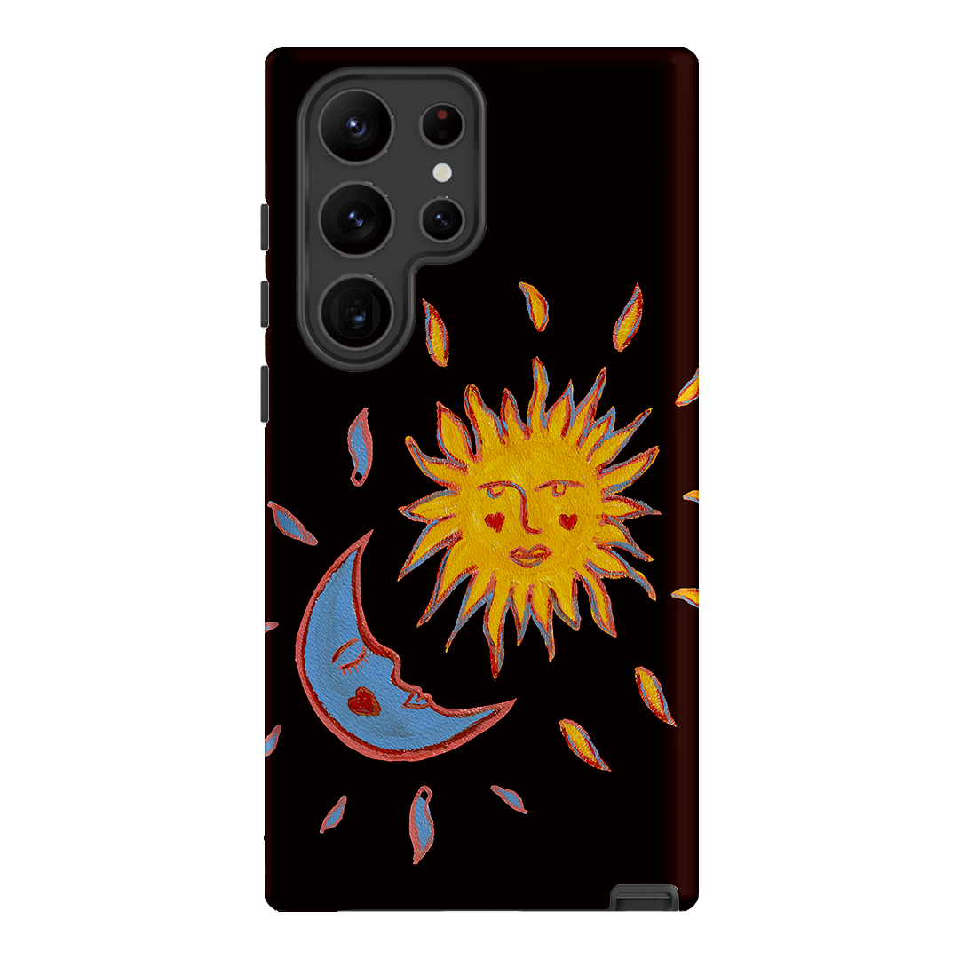 Sun & Moon Plum Printed Phone Cases Samsung Galaxy S23 Ultra / Armoured by BG. Studio - The Dairy