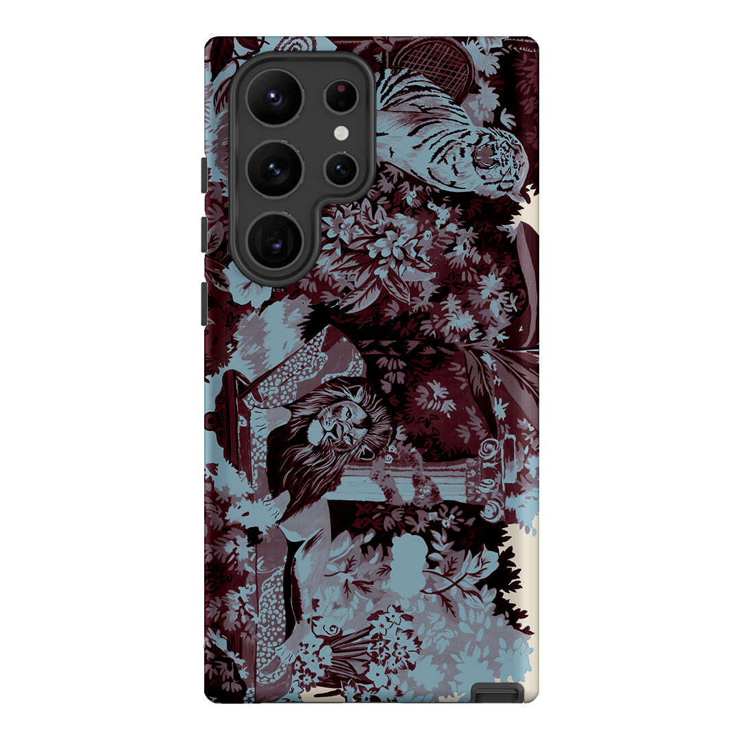 Tippi Blue Printed Phone Cases Samsung Galaxy S23 Ultra / Armoured by Desmond & Dempsey - The Dairy