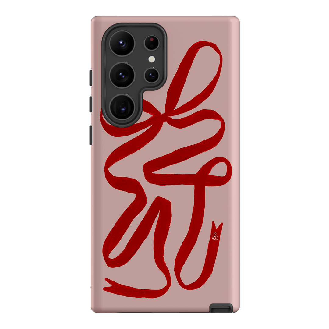Valentine Ribbon Printed Phone Cases Samsung Galaxy S23 Ultra / Armoured by Jasmine Dowling - The Dairy