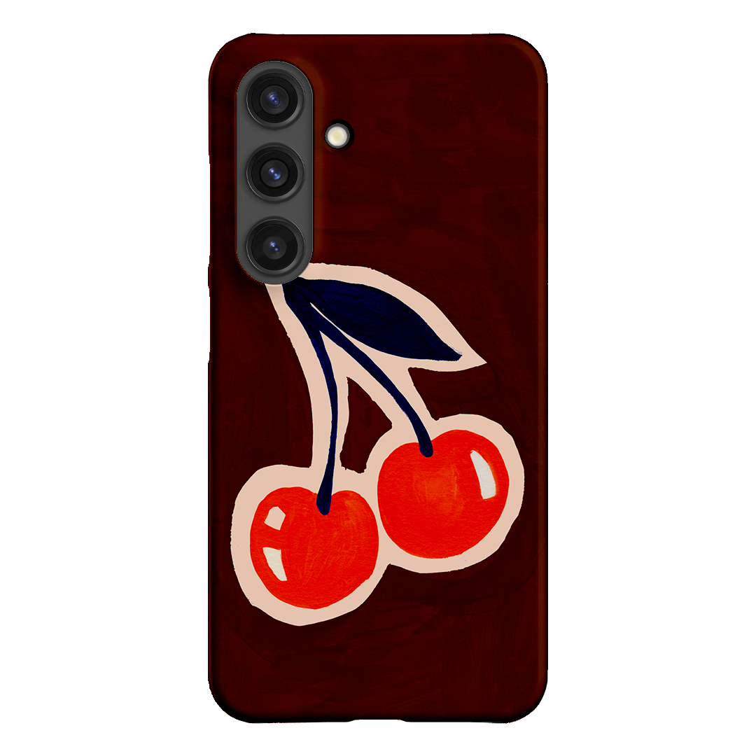 Cherries Printed Phone Cases Samsung Galaxy S24 / Snap by Studio Bon - The Dairy