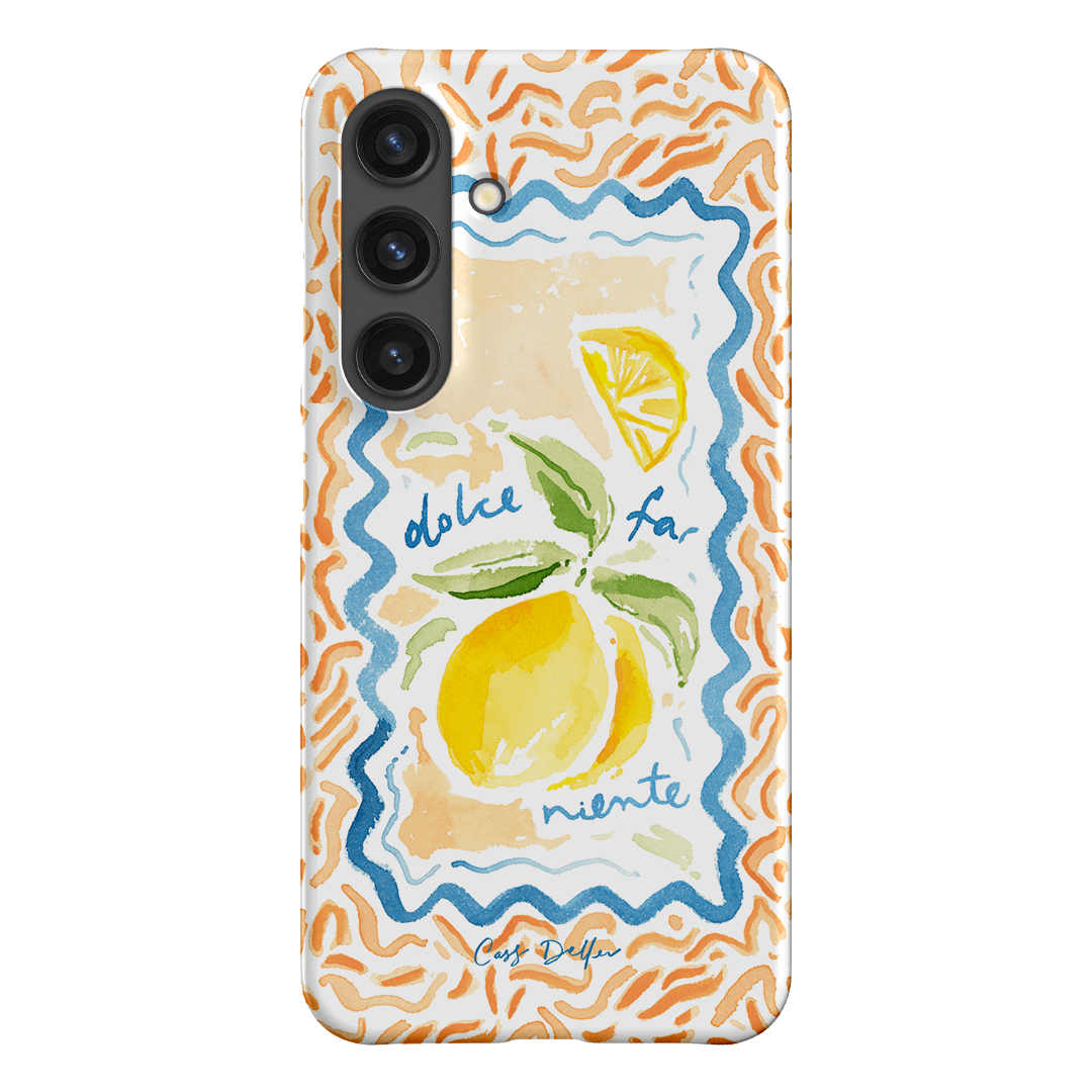 Dolce Far Niente Printed Phone Cases Samsung Galaxy S24 / Snap by Cass Deller - The Dairy