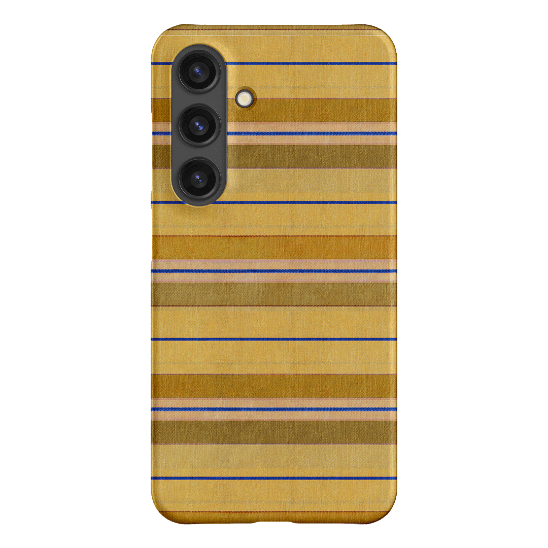 Golden Stripe Printed Phone Cases Samsung Galaxy S24 / Snap by Fenton & Fenton - The Dairy
