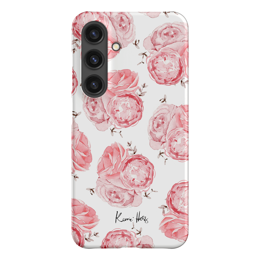 Peony Rose Printed Phone Cases Samsung Galaxy S24 / Snap by Kerrie Hess - The Dairy