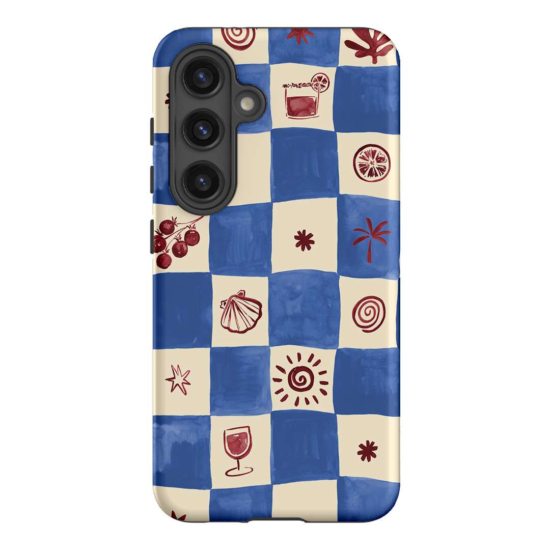 Afternoon Mezze Cornflower Printed Phone Cases Samsung Galaxy S24 / Armoured by Charlie Taylor - The Dairy