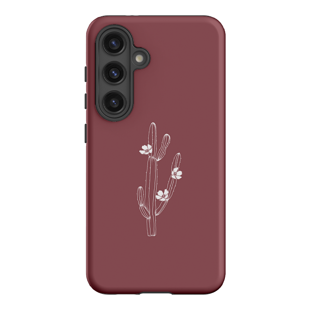 Cactus Flower Printed Phone Cases Samsung Galaxy S24 / Armoured by Typoflora - The Dairy