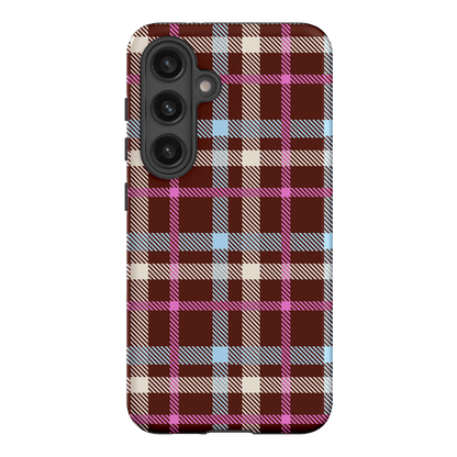 Confetti Plaid Printed Phone Cases Samsung Galaxy S24 / Armoured by The Dairy - The Dairy