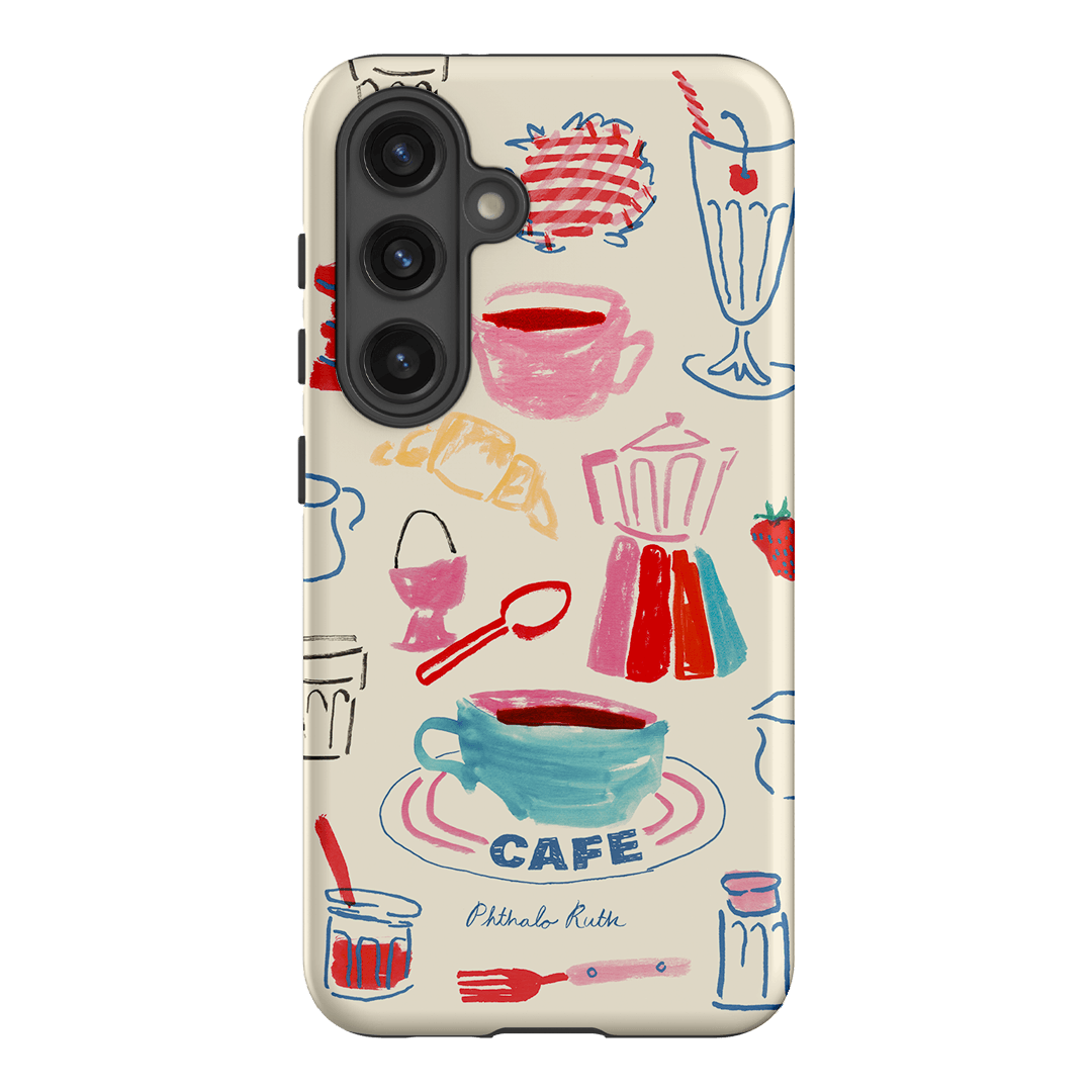 Home Cafe Printed Phone Cases Samsung Galaxy S24 / Armoured by Phthalo Ruth - The Dairy