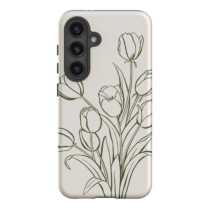 Inked Tulips Printed Phone Cases Samsung Galaxy S24 / Armoured by Typoflora - The Dairy