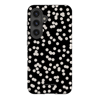 Mini Confetti Noir Printed Phone Cases Samsung Galaxy S24 / Armoured by Veronica Tucker - The Dairy