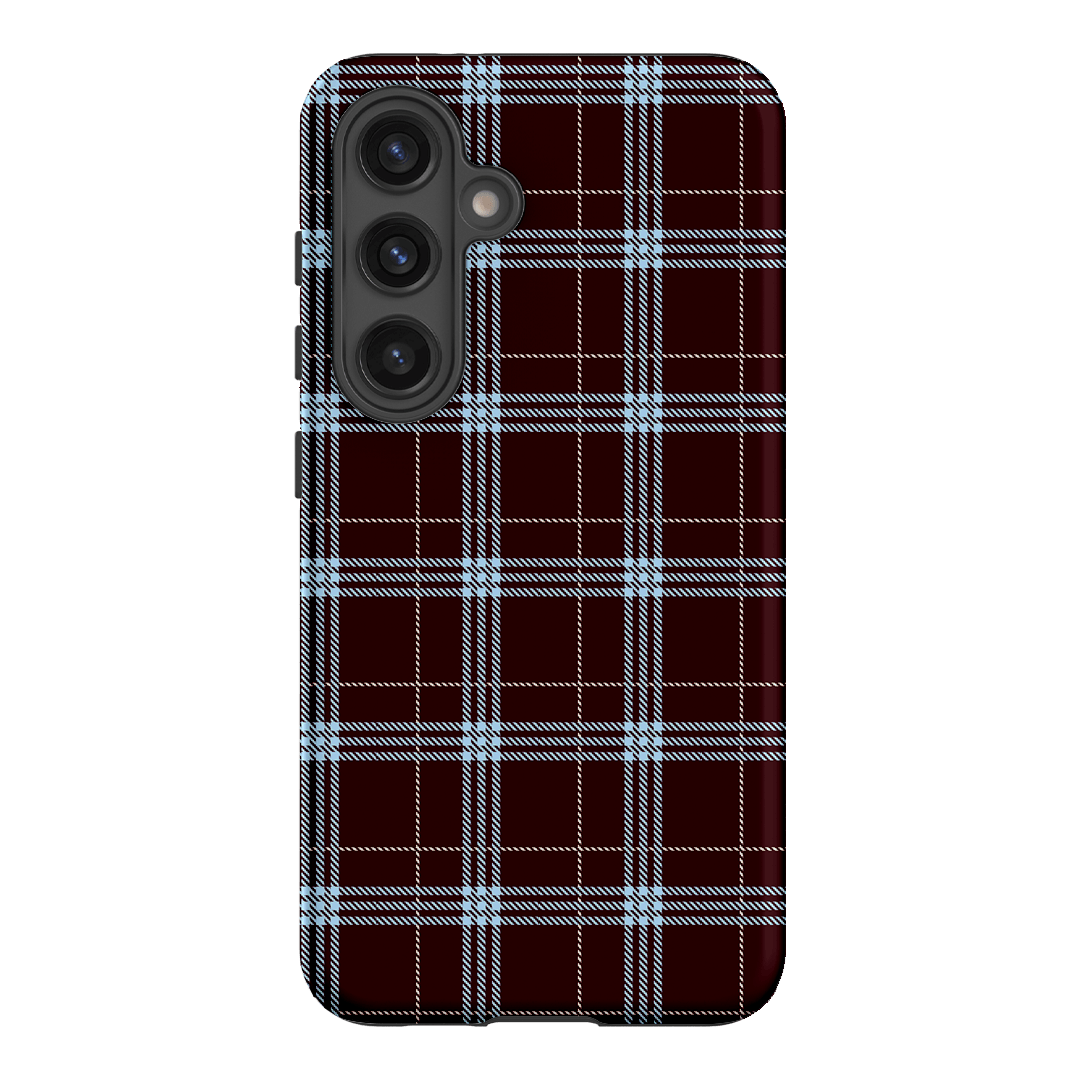 Mocha Plaid Printed Phone Cases Samsung Galaxy S24 / Armoured by The Dairy - The Dairy