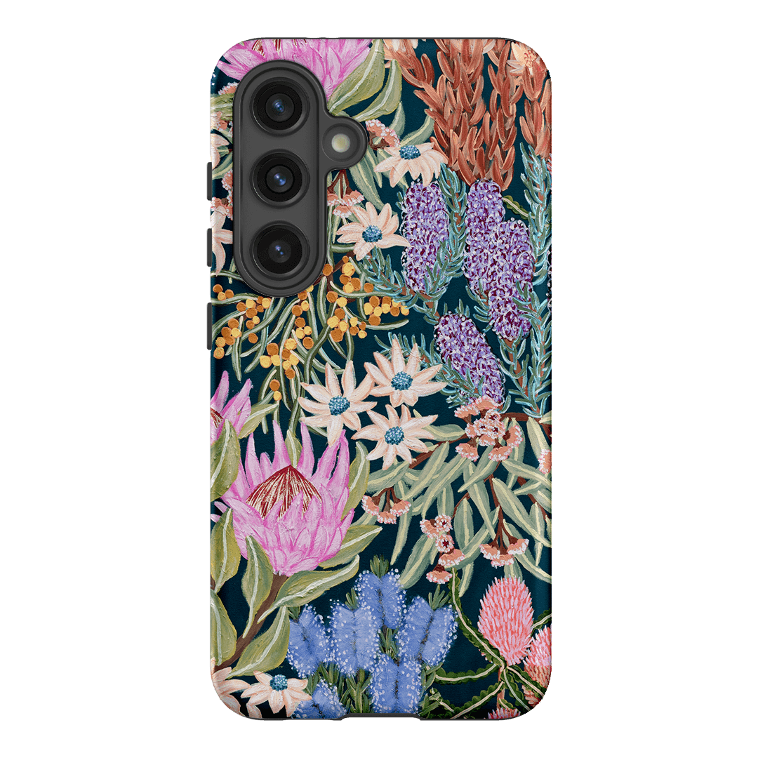 Moonlit Floral Printed Phone Cases Samsung Galaxy S24 / Armoured by Amy Gibbs - The Dairy