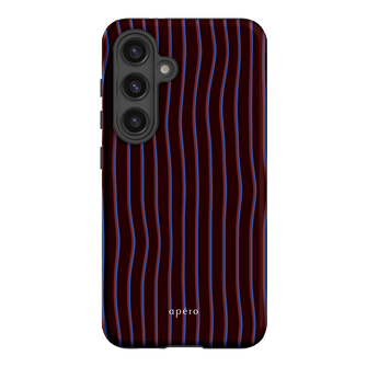 Panama Burgundy Printed Phone Cases Samsung Galaxy S24 / Armoured by Apero - The Dairy